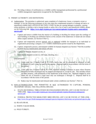 Commercial Nuisance Animal Permit - Virginia, Page 3