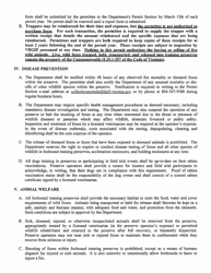 Annual Reporting Form for the Release of Live-Trapped Foxes Into Foxhound Training Preserves - Virginia, Page 2