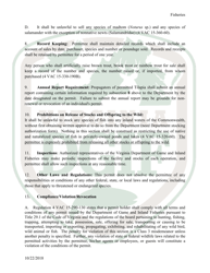 Application to Possess, Propagate, Buy and Sell Certain Wildlife in Virginia - Fisheries - Virginia, Page 8
