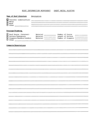 Form DGS-30-336 Roof Information Worksheet - Sheet Metal Roofing - Virginia, Page 2