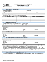 Easement Application Form - Virginia, Page 2