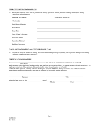 Form DMM-101 Permit/License Application - Virginia, Page 5