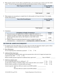 Form 032-04-0093-02-ENG Application for Assistance - Virginia, Page 4