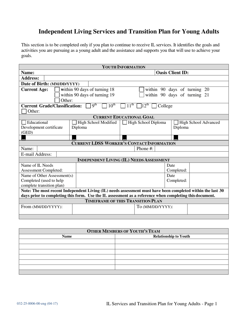 Form 032-25-0006-00 Fostering Futures 90-day Transition Plan - Virginia, Page 11