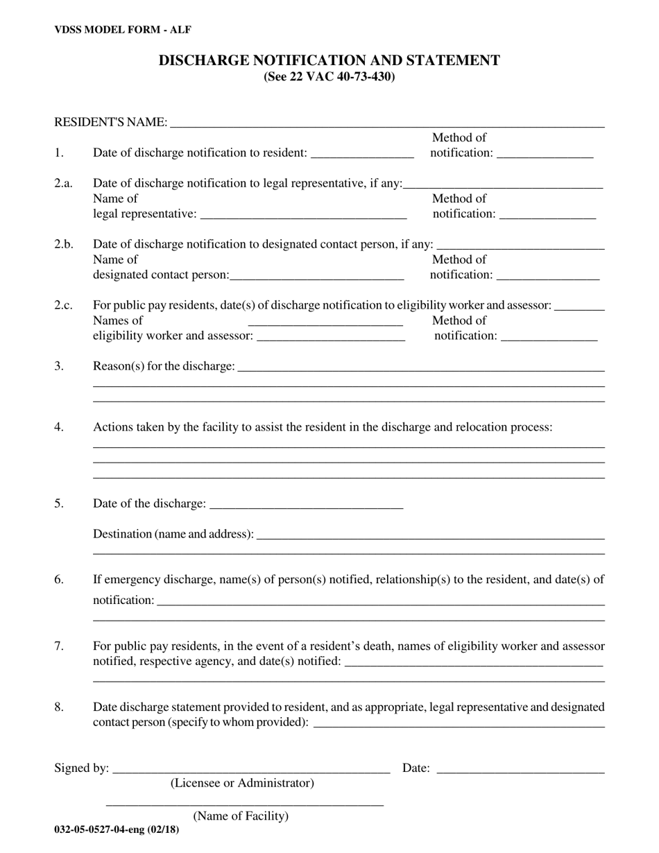 Form 03205052704ENG Fill Out, Sign Online and Download Printable