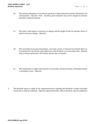 Form 032-05-0988-01-ENG Resident Agreement - Virginia, Page 2