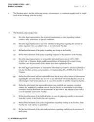 Form 032-05-0988-01-ENG Resident Agreement - Virginia, Page 3