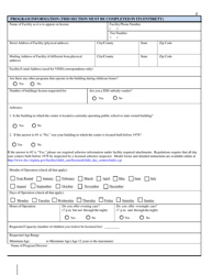 Form 032-05-0431-09-ENG Initial Application for a License to Operate a Child Day Center (CDC) - Virginia, Page 2