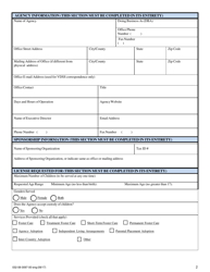 Form 032-08-0097-00-ENG Renewal Application for a License to Operate a Child-Placing Agency - Virginia, Page 2