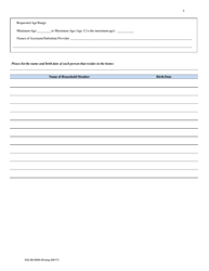 Form 032-08-0094-00-ENG Renewal Application for a License to Operate a Family Day Home (Fdh) - Virginia, Page 3