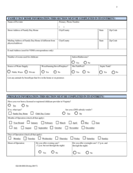 Form 032-08-0093-00-ENG Initial Application for a License to Operate a Family Day Home (Fdh) - Virginia, Page 2