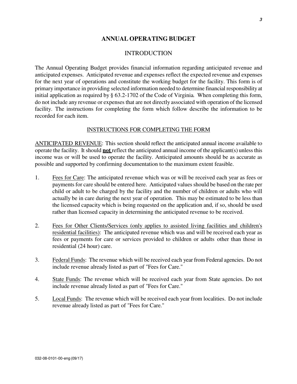 Form 032-08-0101-00-ENG Initial Application for a License to Operate a Family Day System (Fds) - Virginia, Page 3