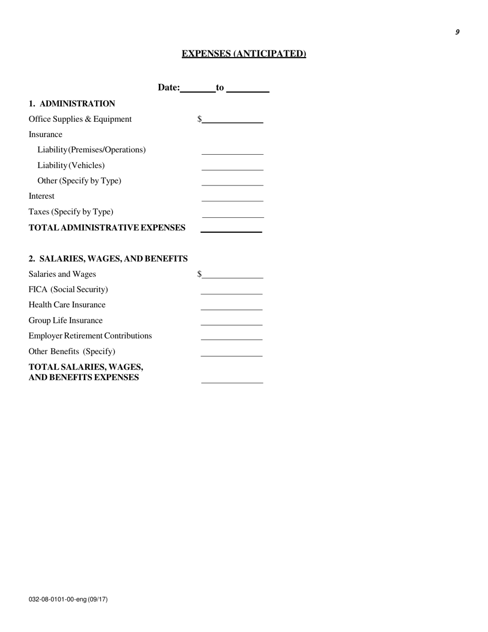 Form 032-08-0101-00-ENG Initial Application for a License to Operate a Family Day System (Fds) - Virginia, Page 9