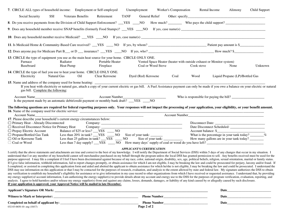 Form 03203065010ENG Fill Out, Sign Online and Download Printable