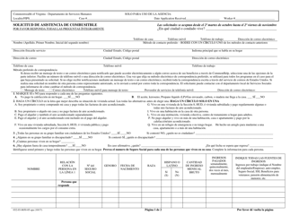 Document preview: Formulario 032-03-0650-05-SPA Solicitud De Asistencia De Combusitble - Virginia (Spanish)