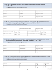 Appendix D Application for Health Coverage and Help Paying Costs - Virginia, Page 6