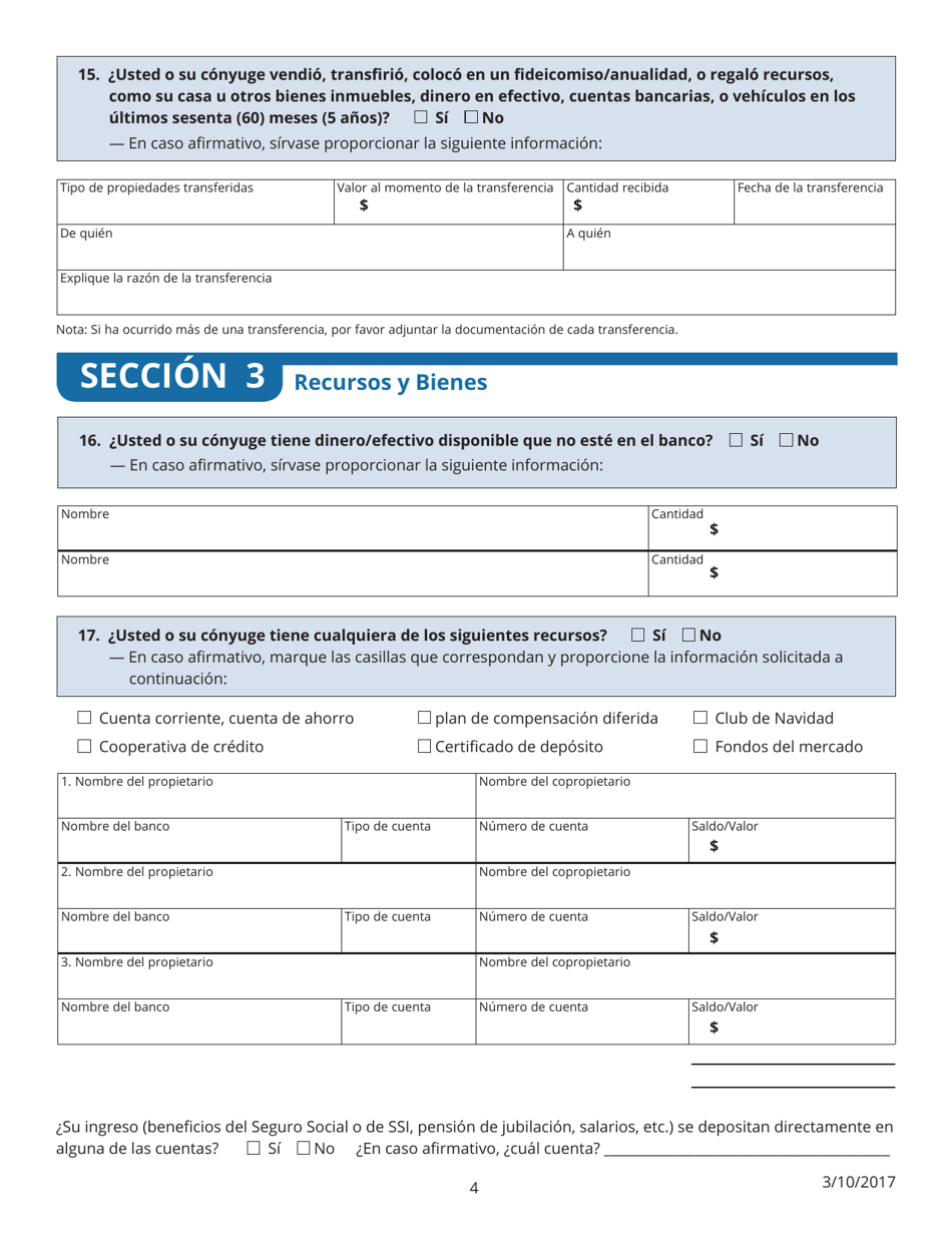 Apendice D - Solicitud De Cobertura De Salud Y Ayuda Con El Pago De Los Costos - Virginia (Spanish), Page 4