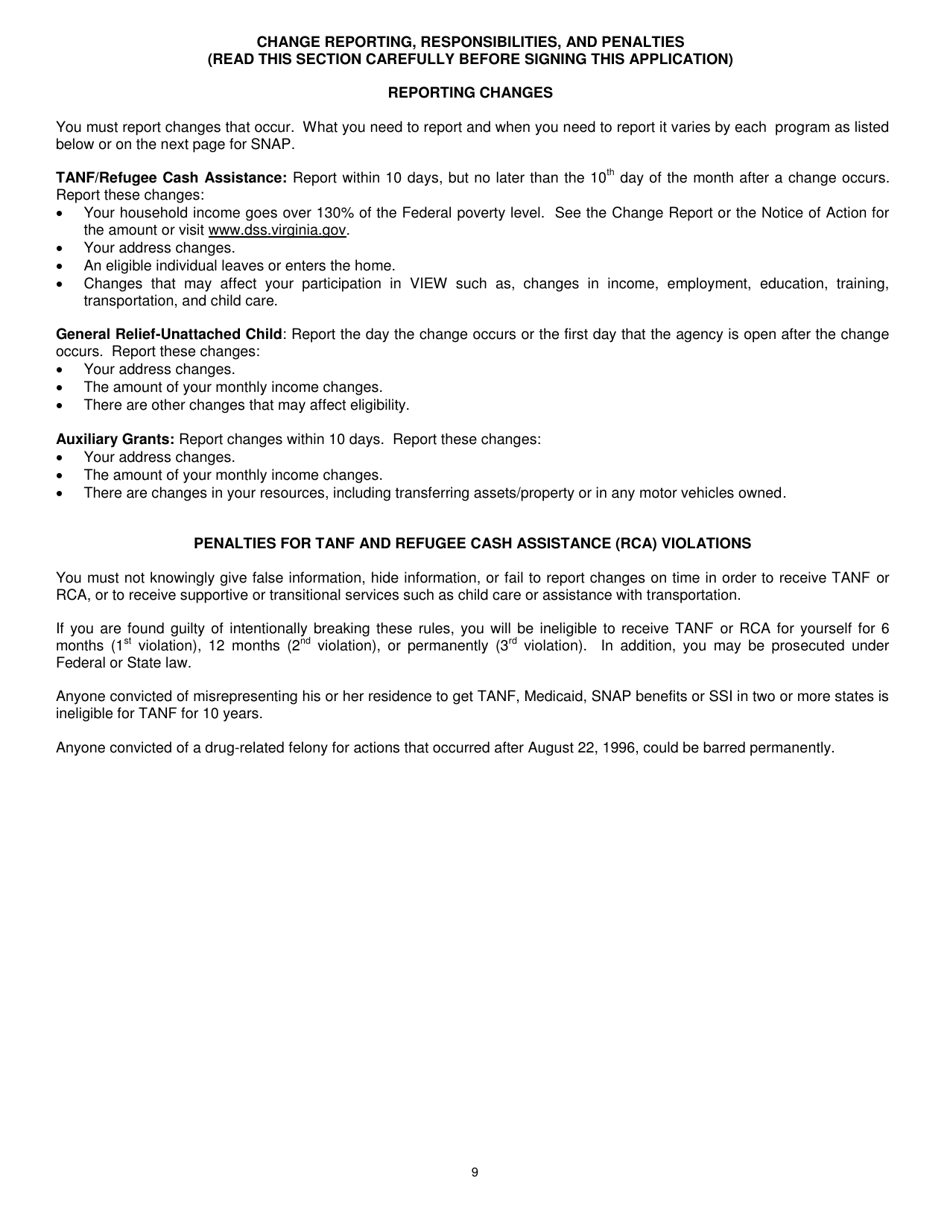 Form 032-03-0824-33 Application for Benefits - Virginia, Page 13