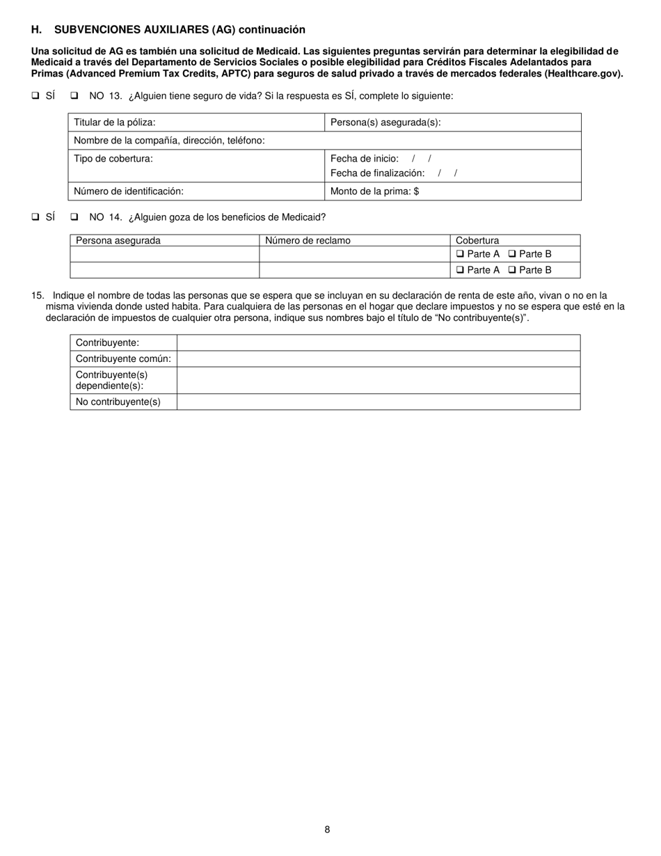 Formulario 032-03-0824-33 Solicitud De Beneficios - Virginia (Spanish), Page 12