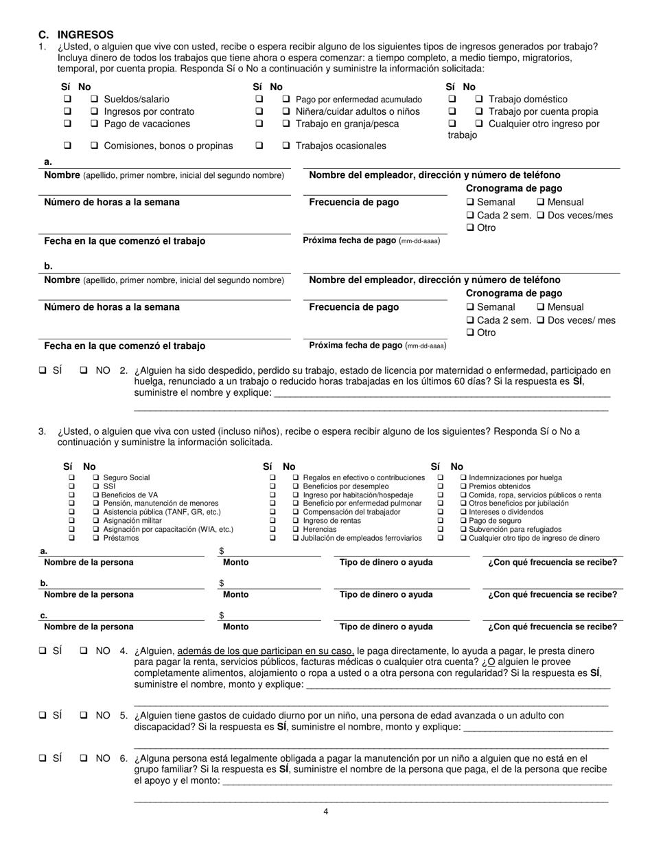 Formulario 032-03-0824-33 Solicitud De Beneficios - Virginia (Spanish), Page 8
