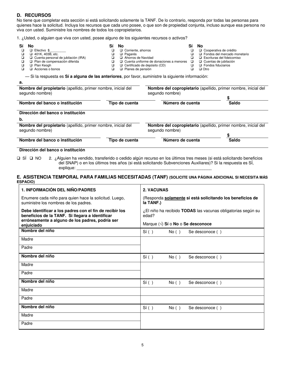 Formulario 032-03-0824-33 Solicitud De Beneficios - Virginia (Spanish), Page 9