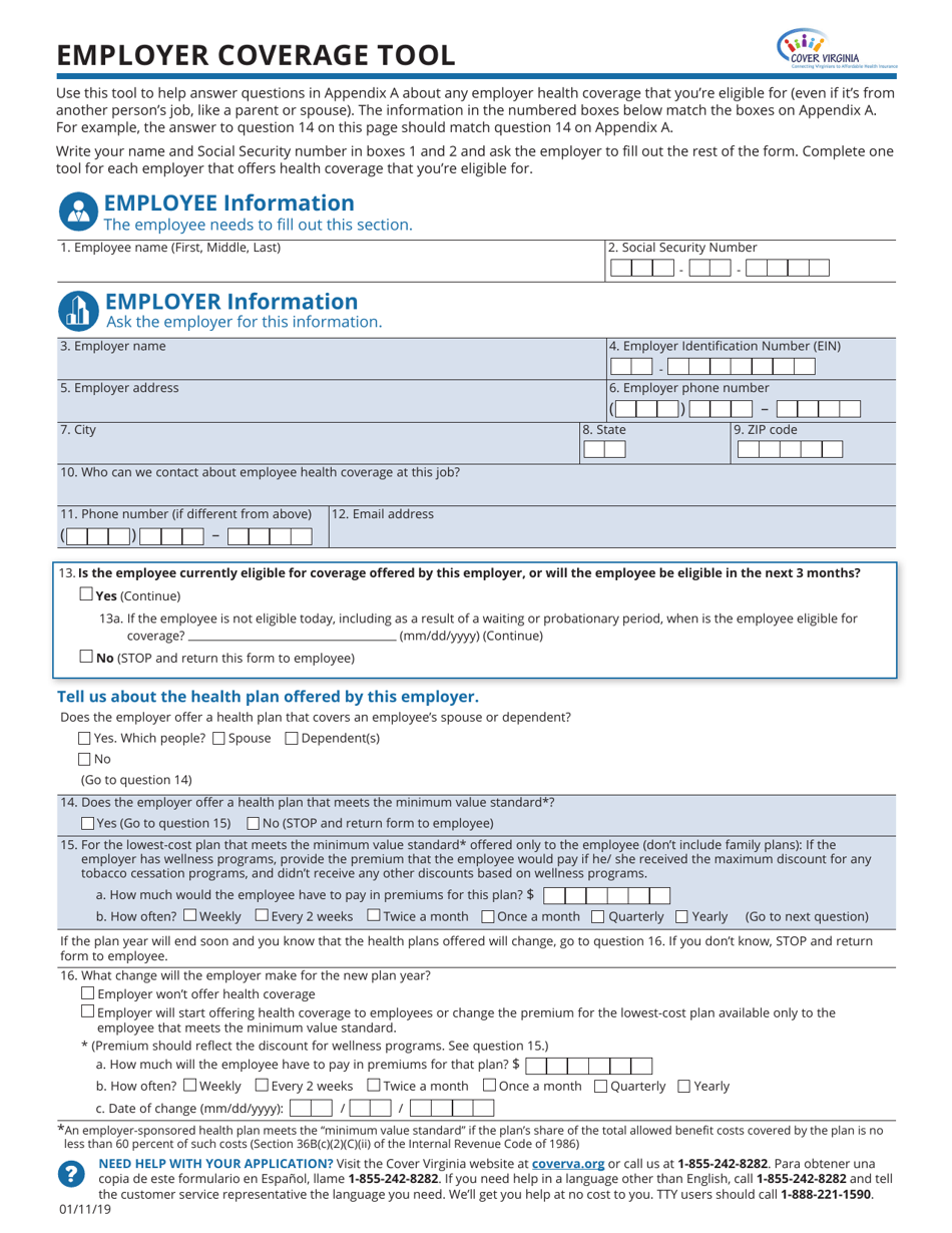 Application for Health Coverage  Help Paying Costs - Virginia, Page 12