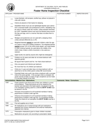 DCYF Form 10-183 Foster Home Inspection Checklist - Washington, Page 3