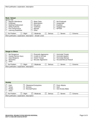 DCYF Form 10-166A Behavioral Rehabilitation (Brs) Referral - Washington, Page 6