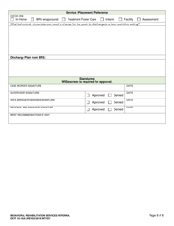 DCYF Form 10-166A Behavioral Rehabilitation (Brs) Referral - Washington, Page 8