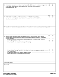 DCYF Form 10-405 Foster Home Reassessment - Washington, Page 2