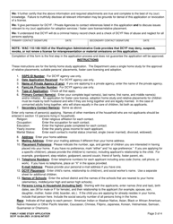 DCYF Form 10-354 Family Home Study Application - Washington, Page 3