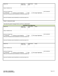 DCYF Form 10-474 Far Family Assessment - Washington, Page 3