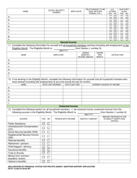 DCYF Form 14-446 Declaration of Financial Status for Adoption Support Application - Washington, Page 2