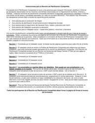 DCYF Formulario 14-474 Reunion De Planificacion Compartida - Washington (Spanish), Page 8