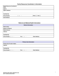 DCYF Form 15-055 Individualized Family Service Plan (Ifsp) - Washington, Page 2