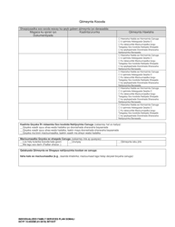 DCYF Form 15-055 Individualized Family Service Plan (Ifsp) - Washington (Somali), Page 9