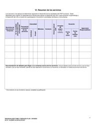 DCYF Formulario 15-055SP Plan De Servicio Familiar Individualizado (Ifsp) - Washington (Spanish), Page 15