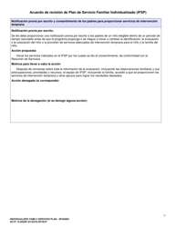 DCYF Formulario 15-055SP Plan De Servicio Familiar Individualizado (Ifsp) - Washington (Spanish), Page 21