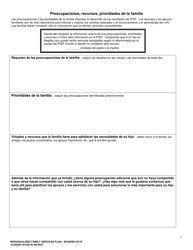 DCYF Formulario 15-055SP Plan De Servicio Familiar Individualizado (Ifsp) - Washington (Spanish), Page 5