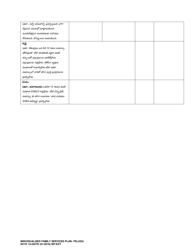 DCYF Form 15-055 Individualized Family Service Plan (Ifsp) - Washington (Telugu), Page 7