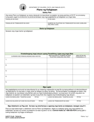 Document preview: DCYF Form 15-259 Safety Plan - Washington (Tagalog)