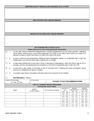 DCYF Form 15-268 Child Protect Teams (Cpt) Case Presentation Summary - Washington, Page 2