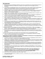 DCYF Form 15-281 Placement Agreement - Washington (Tagalog), Page 2