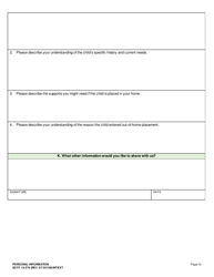 DCYF Form 15-276 Personal Information - Washington, Page 12
