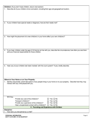 DCYF Form 15-276 Personal Information - Washington, Page 5