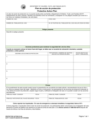 Document preview: DCYF Formulario 15-428 SP Plan De Accion De Proteccion - Washington (Spanish)