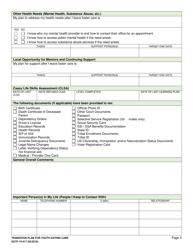 DCYF Form 15-417 Transition Plan for Youth Exiting Care - Washington, Page 3