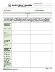 Document preview: DCYF Form 15-491 Plan of Safe Care - Washington (Tagalog)