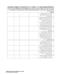 DCYF Form 15-055 Individualized Family Services Plan (Ifsp) - Washington (Urdu), Page 13