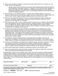 Form DOC11-080 Social Media and Electronic Device Monitoring Agreement - Washington, Page 2